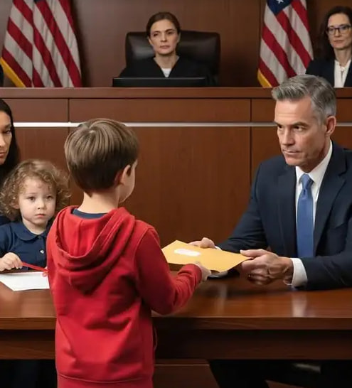 I stood there in court, trying not to cry as my ex-husband’s lawyer ...